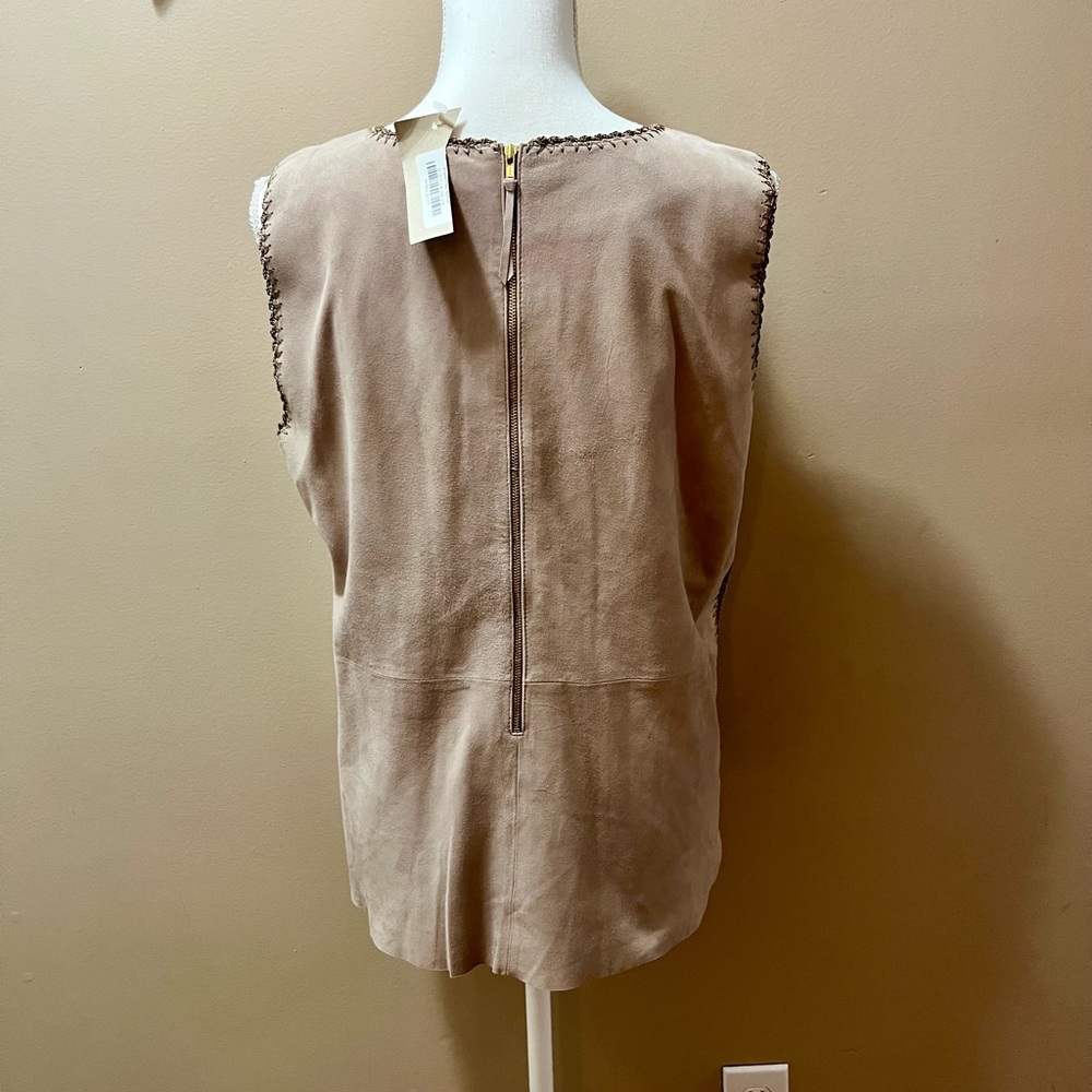 NWT Sundance Dakota Suede Leather Vest Size Large - Picture 6 of 14